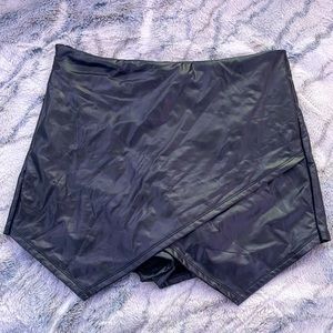 shein leather skirt/shorts